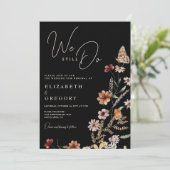 Invitation Renouvellement de vœux Nous faisons toujours Fleur (Debout devant)