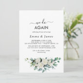 Invitation Renouvellement de vœux "Nous le faisons à nouveau" (Debout devant)