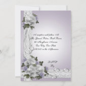 Invitation Renouvellement de vœux pour le 25e anniversaire ro (Dos)