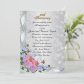 Invitation Renouvellement de vœux pour le 50e anniversaire de (Debout devant)