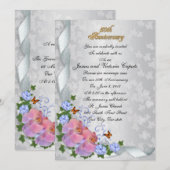 Invitation Renouvellement de vœux pour le 50e anniversaire de (Devant / Derrière)