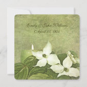 Invitation Renouvellement de Vow Mariage Dogwood (Devant)