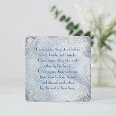 Invitation Renouvellement de Vow Mariage Nautique (Debout devant)