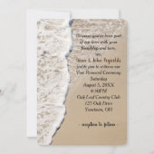 Invitation Renouvellement de Vow Mariage Ocean Surf (Devant)