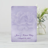 Invitation Renouvellement de Vow Rose passé (Debout devant)