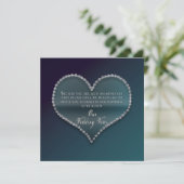 Invitation Renouvellement des Vaches Mariages - Faux Diamond (Debout devant)