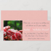 Invitation Renouvellement des voeux et 25e anniversaire :Carn (Devant / Derrière)