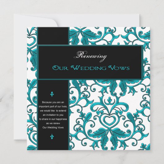 Invitation Renouvellement des vues Mariages -Invitations/ Emb (Devant)