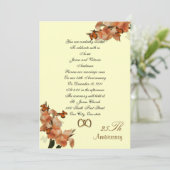 Invitation Renouvellement du 25e anniversaire du mariage Vow (Debout devant)