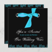 Invitation Renouvellement du mariage - Unique (Devant / Derrière)