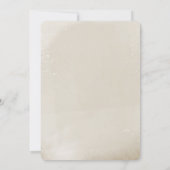 Invitation Renouvellement du Mariage Vow Seashore (Dos)