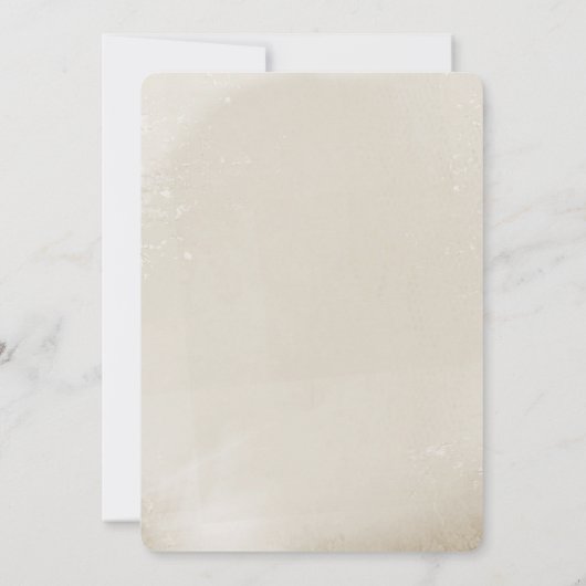 Invitation Renouvellement du Mariage Vow Seashore (Dos)