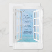 Invitation Renouvellement du message du mariage Ocean View Wi (Devant)