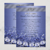 Invitation Renouvellement du voeu du 10e anniversaire Invitat (Devant / Derrière)