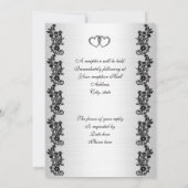 Invitation Renouvellement du voeu du 25e anniversaire frontiè (Dos)