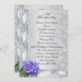 Invitation Renouvellement du voeu du 25e anniversaire Invitat (Devant / Derrière)