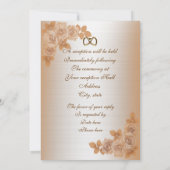 Invitation Renouvellement du voeu du 50e anniversaire Invitat (Dos)