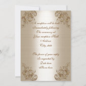 Invitation Renouvellement du voeu du 50e anniversaire Invitat (Dos)