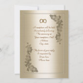 Invitation Renouvellement du voeu du 50e anniversaire Invitat (Dos)