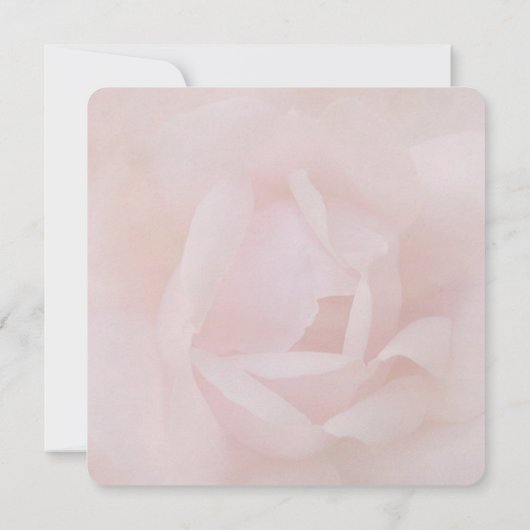 Invitation Renouvellement du Vow Mariage rose (Dos)