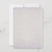 Invitation Renouvellement du voyant du Mariage de la lavande (Dos)