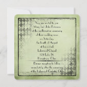 Invitation Renouvellement vintage des vues (Dos)