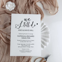 Rénovation de vœux de mariage élégant Nous faisons