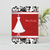 Invitation renversante de Fête de la mariée de (Debout devant)