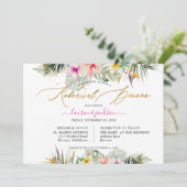 Invitation Repas ArtsApp Paradise Tropical (Debout devant)