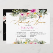 Invitation Repas ArtsApp Paradise Tropical (Devant / Derrière)