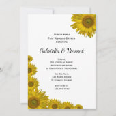 Invitation Repas de Brunch du Lendemain de Mariage avec Tourn (Devant)