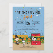 Invitation Repas de Friendsgiving de Charlie Brown et le Gang (Devant)