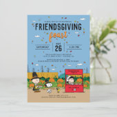 Invitation Repas de Friendsgiving de Charlie Brown et le Gang (Debout devant)
