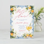 Invitation Repas de Mariage Thème Italien "That's Amore" (Debout devant)