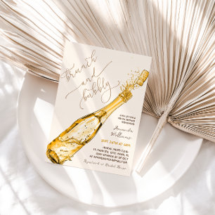 Invitation Repas de midi au champagne et douche de mariée pét