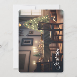 Invitation repas de noël