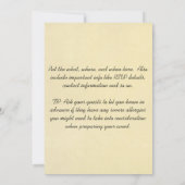 Invitation repérée d'hyène (Dos)