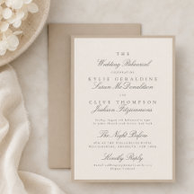 Répetition de Mariage Champagne Taupe