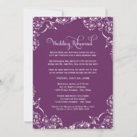Répétition de mariage Plum Flourish