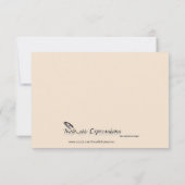 Invitation Répétition des Mariages bleus de la marine et des  (Dos)