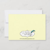 Invitation Répétition des Mariages de noeuds celtes noirs (Dos)