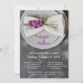 Invitation Répétition du diner de mariage (Devant)