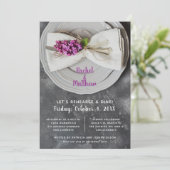 Invitation Répétition du diner de mariage (Debout devant)