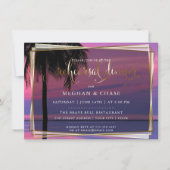 Invitation Répétition du diner de mariage | Nuit tropicale ex (Devant)