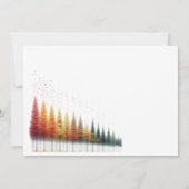 Invitation Répétition du Mariage d'automne (Dos)