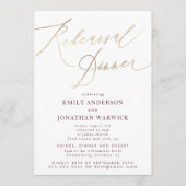 Invitation Répétition du Mariage de calligraphie d'automne Go (Devant)