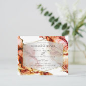 Invitation RÉPÉTITION | Encre Abstraite fluide Couleurs d'aut (Debout devant)