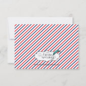 Invitation Répétition Mariage des Coeurs d'Amérique (Dos)