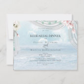 Invitation Répétition mariage | Elégant Tulle de bois flotté  (Devant)