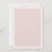 Invitation Répétition mariage photo rose vif moderne (Dos)